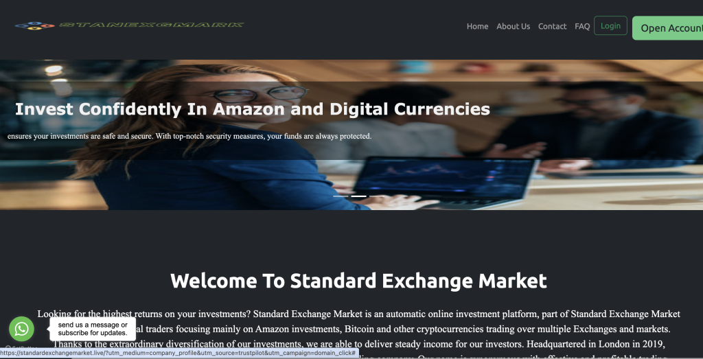 Standardexchangemarket.live Exposed